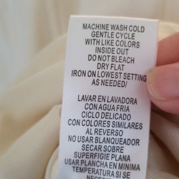 True Cream Colored Trumpet Dress - Picture 7 of 8